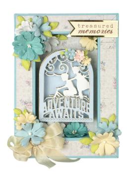 Spellbinders Die "Layered Adventure Awaits Children Scene" Stanzschablone