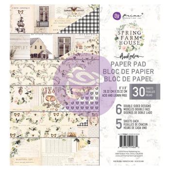 Prima Marketing Spring Farmhouse 8x8 Inch Paper Pad (994860)
