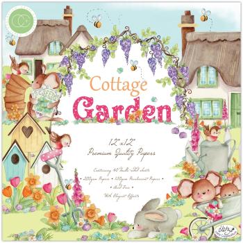 Craft Consortium Papierblock 12x12" Cottage Garden - Romantischer Garten 