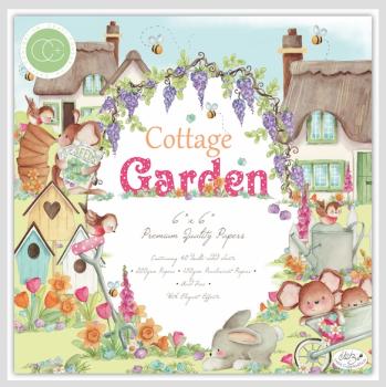 Craft Consortium Papierblock 6x6" Cottage Garden Romantischer Garten