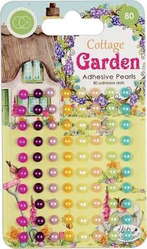 Craft Consortium Cottage Garden Adhesive Pearls  - Halbperlen  Romatischer Garten 