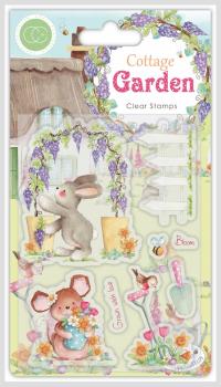 Craft Consortium Craft Consortium Clear Stamps Romantischer Garten Grüner Finger