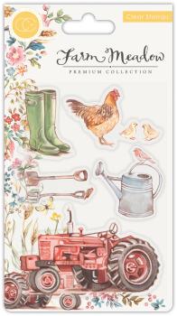 Craft Consortium Farm Meadow Clear Stamps Hofwiese
