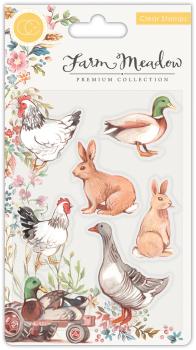 Craft Consortium Animals Clear Stamps Hofwiese