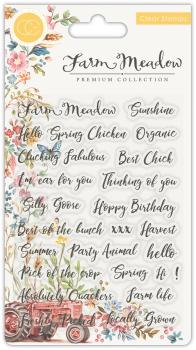 Craft Consortium Craft Consortium  Clear Stamps Hofwiese