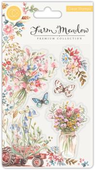 Craft Consortium Florals Clear Stamps Hofwiese