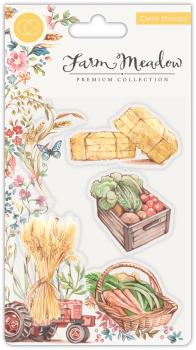 Craft Consortium Pick of the Crop Clear Stamps Hofwiese - Gemüse