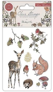 Craft Consortium Winter Woodland Clear Stamps Winterwald