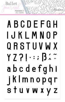 Aladine Bullet Journal "Alphabet 3" Foam Stamp
