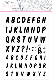 Aladine Bullet Journal "Alphabet 2"  Foam Stamp