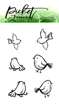 Picket Fence Studios Chirp Chirp Clear Stamps (A-130)