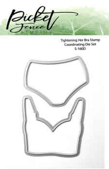 Picket Fence Studios Tightening Her Bra Strap  Die (S-160D)