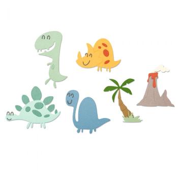 Sizzix Thinlits Craft Die-Set - Dinosaurus / Dinosaurier