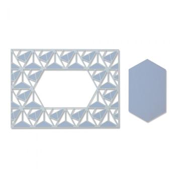 Sizzix Framelits Craft Die-Set - Sizzix Geo Lattice Grame / 3D Rahmen