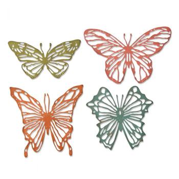 Sizzix Thinlits Craft Die-Set - Scribbly Butterflies / Schmetterlinge