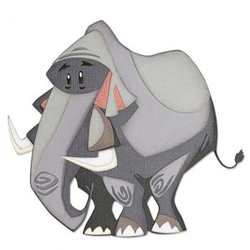 Sizzix Thinlits Craft Die-Set - Clarence / Elefant