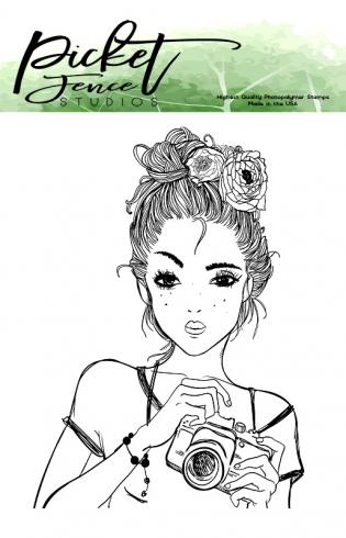Picket Fence Studios Marti Girl Clear Stamps (BG-106)