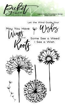 Picket Fence Studios Dandelion Wishes Clear Stamps (F-101)