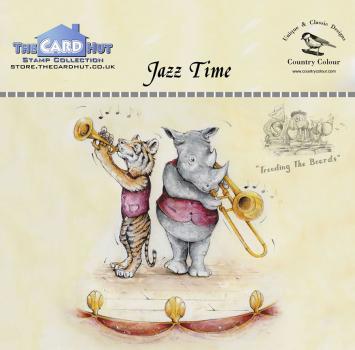 The Card Hut Jazz Time Clear Stamps / Nashorn Stempelset (CCTBJT)