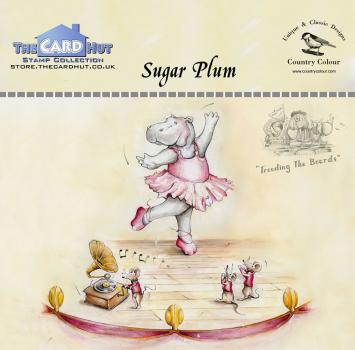 The Card Hut Sugar Plum Clear Stamps / Nilpferd Stempelset (CCTBSP)