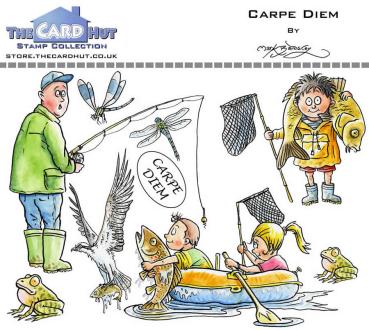 The Card Hut Carpe Diem Clear Stamps / Angel Stempelset (MBOCD)
