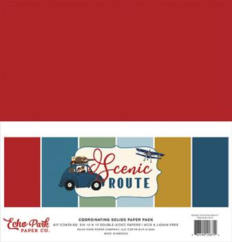 Echo Park "Scenic Route" 12x12" Paper Pack - Cardstock