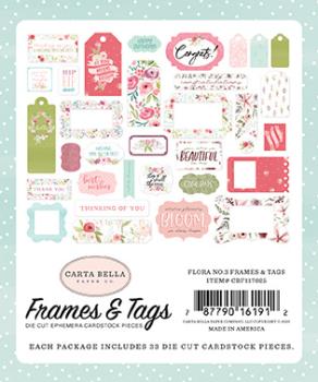 Carta Bella "Flora No.3" Frames & Tags
