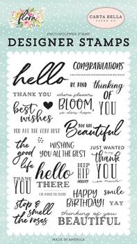 Carta Bella "The Good Life" Stempelset - Clear Stamp-Set