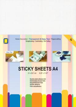 JEJE Produkt Sticky sheets A4 5 sheets - Klebeblätter 3.3234 