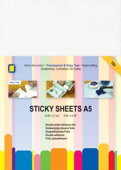 JEJE Produkt Sticky sheets A5 10 sheets - Klebeblätter 3.3235 