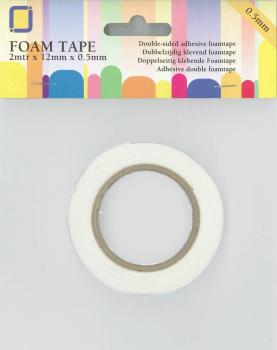 JEJE Produkt Foam Tape 2 m x 12 mm x 0,5 mm  - 3D Schaumklebeband (3.3005)