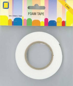 JEJE Produkt Foam Tape 2 m x 12 mm x 1 mm  - 3D Schaumklebeband (3.3010)