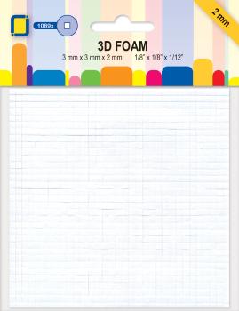 JEJE Produkt 3D Foam Squares Mini 3x3x2mm  - 3D Klebepads (3.3096)