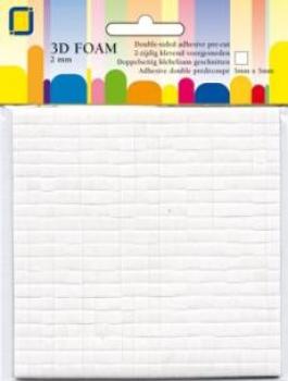JEJE Produkt 3D Foam 5 mm x 5 mm x 1 mm  - 3D Klebepads (3.3110)