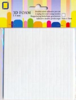 JEJE Produkt 3D Foam 5 mm x 5 mm x 1,5 mm  - 3D Klebepads (3.3115)