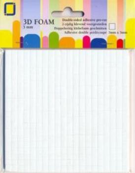 JEJE Produkt 3D Foam 5 mm x 5 mm x 3 mm  - 3D Klebepads (3.3103)