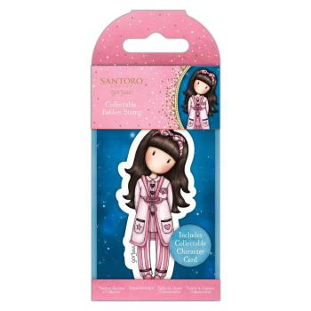 Gorjuss Santoro - Mini Gummistempel - No.83 Goodnight Gorjuss