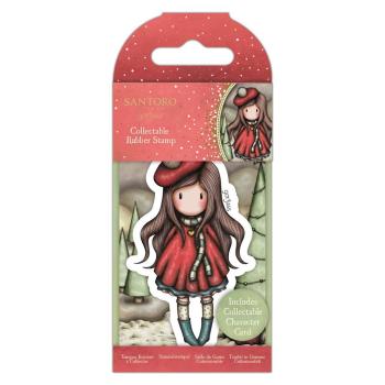 Gorjuss Santoro - Mini Gummistempel - No.84 You Turn My World Upside Down