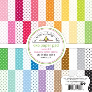 Doodlebug Design Swiss Dot Petite 6x6 Inch Paper Pack - Designpapier 