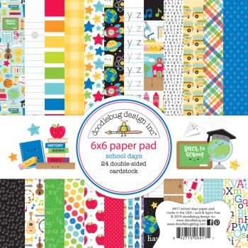 Doodlebug Design School Days 6x6 Inch Paper Pack  - Designpapier