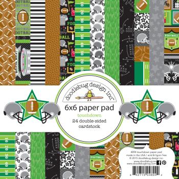 Doodlebug Design Touchdown 6x6 Inch Paper Pack  - Designpapier 