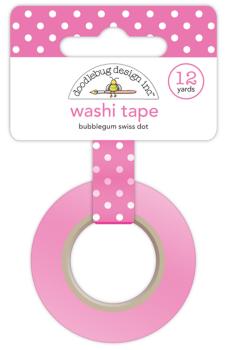 Doodlebug Design Bubblegum Swiss Dot Washi Tape 