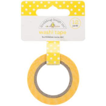 Doodlebug Design Bumblebee Swiss Dot Washi Tape 