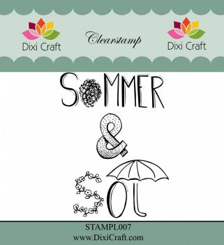 Dixi Craft "Danish Texts" Stempelset - Clear Stamp-Set