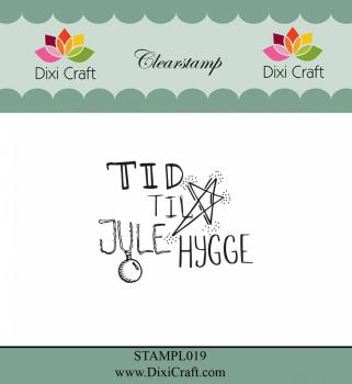 Dixi Craft "Danish Text 2" Stempelset - Clear Stamp-Set