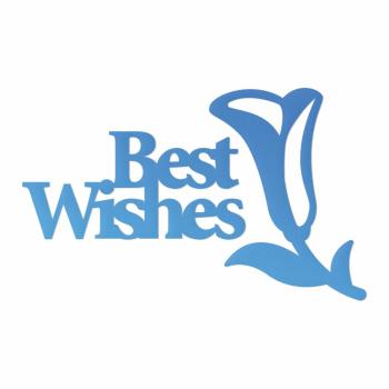 Couture Creations Mini Dies "Best Wishes Sentiment"