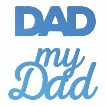 Couture Creations Mini Dies "My Dad Sentiment"