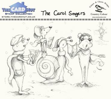 The Card Hut The Carol Singers Clear Stamps / Chor Stempelset 