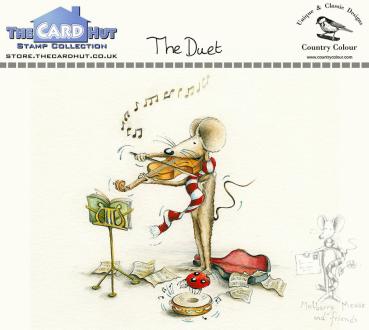 The Card Hut The Duet Clear Stamps / Weihnachts Maus Stempelset 