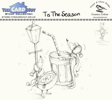 The Card Hut Tis The Season Clear Stamps / Maus Stempelset 